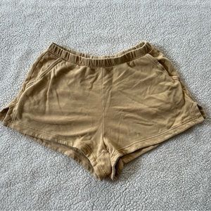 Aerie Yellow Sweat Shorts 2.5”